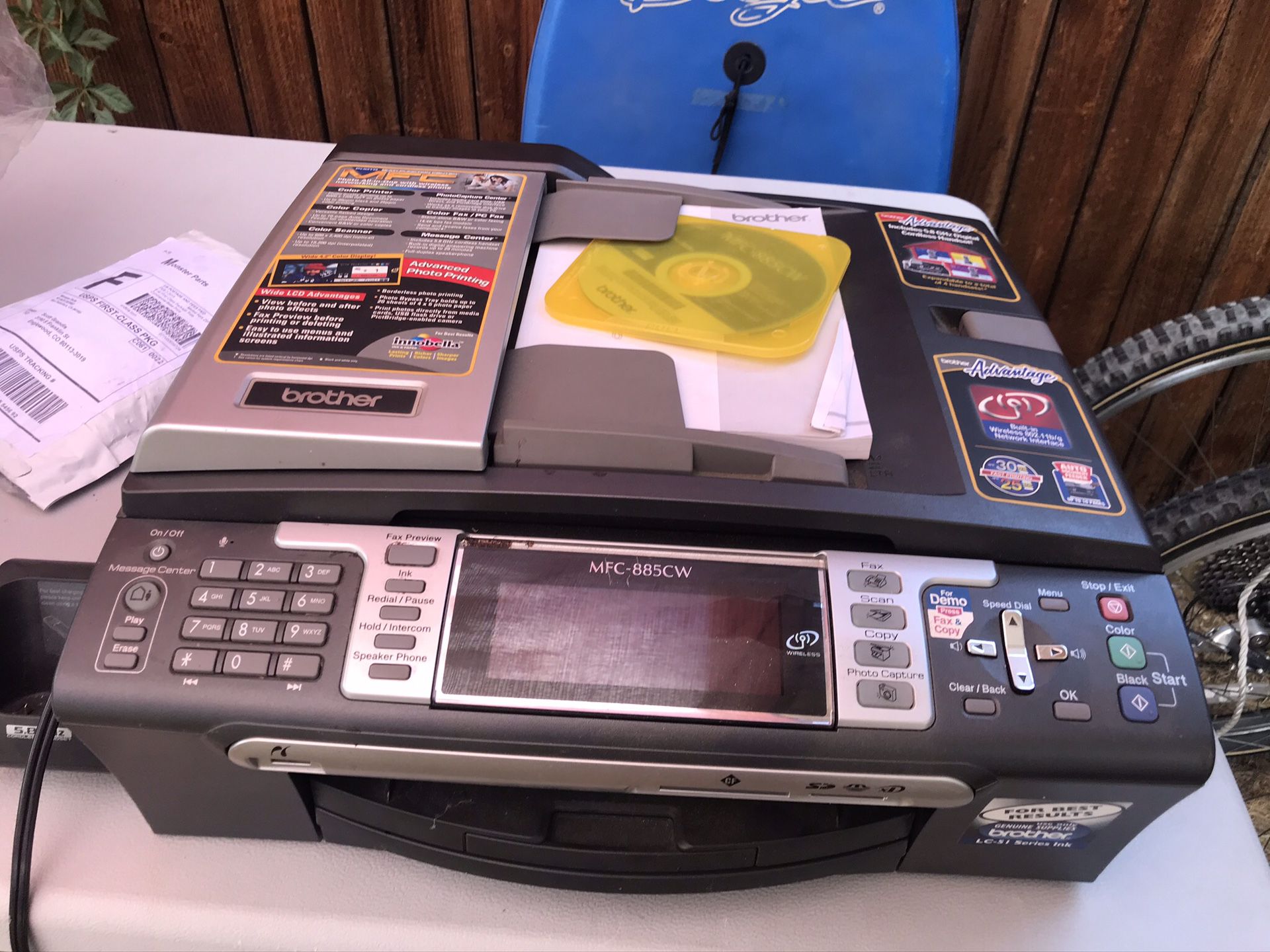 Printer with Fax and Scanner $20