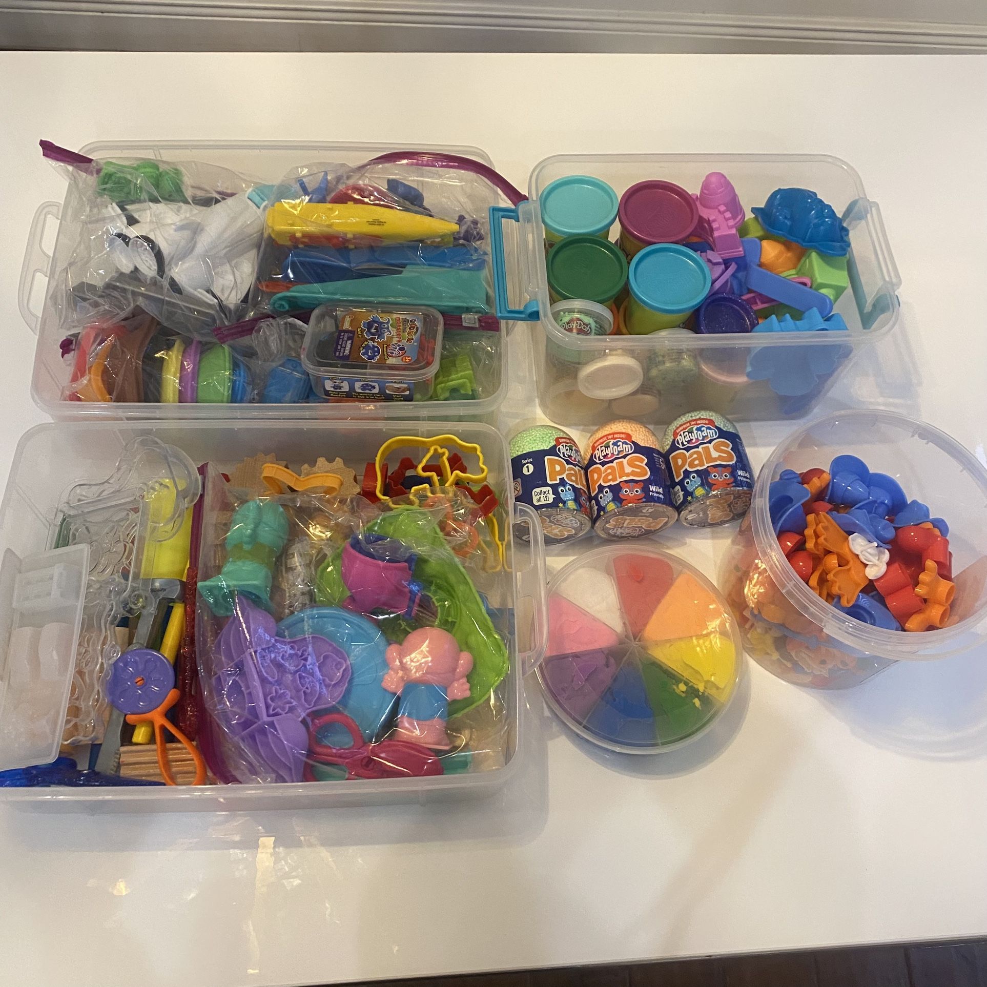 Large Bundle of Play-Doh, Play Foam, Whoa Dough, Tools, and Toys - Perfect for Creative Play!