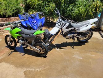 Dirt bikes &  trailer moving