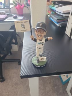 Original Jim Leyland Florida Marlins 1997 World SERIES Champion Collectible