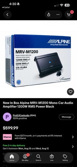Alpine amp