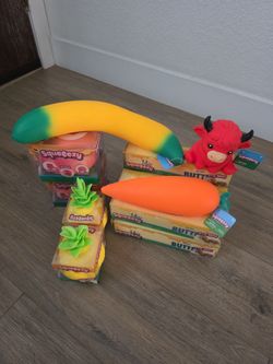 Squeeezy Pineapple Carrot Banana Bull Butter Peach