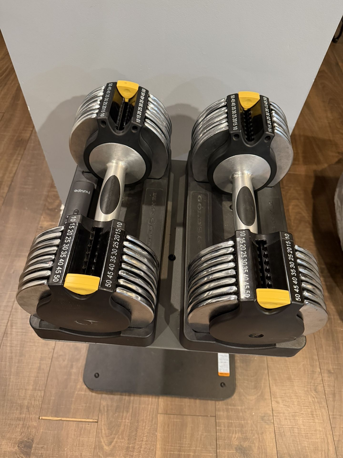 Adjustable Dumbbells Gold's Gym - Switch Plate 100