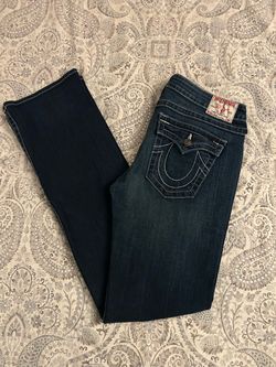 True Religion Dark Wash Bootcut Jeans
