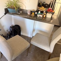 Lakeland upholstered dining chairs. (2)