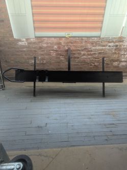 Motorcycle rack hitch
