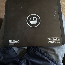 Gpower 1000w amp 4channel 2 ohm