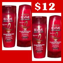 4pc Shampoo & Conditioner Elvive 
