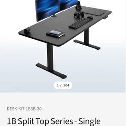 Great deal excellent condition dont let it

go !!  Electric Height Adjustable Standing Desk Large Sit Stand Up Desk Home Office Computer Desk 