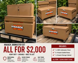 KNAACK Jobmaster Tool Box Set – 4 Heavy Duty Boxes – $2,000 OBO
