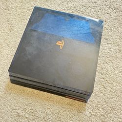 Sony PlayStation 4 Pro 1TB 4K Blue Limited Edition 49633/50000 Power Cord