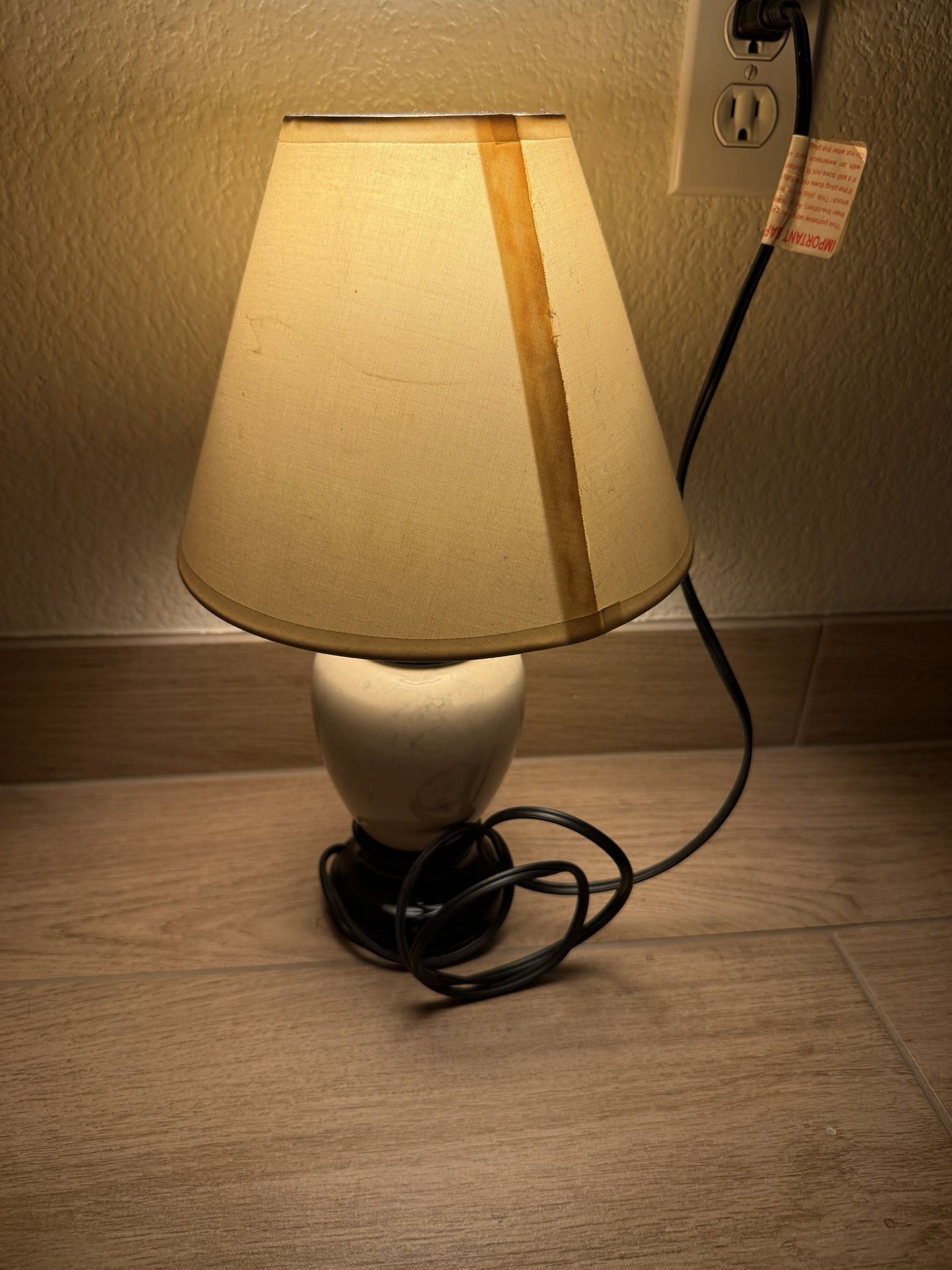 Small Table Lamp Marble Center 