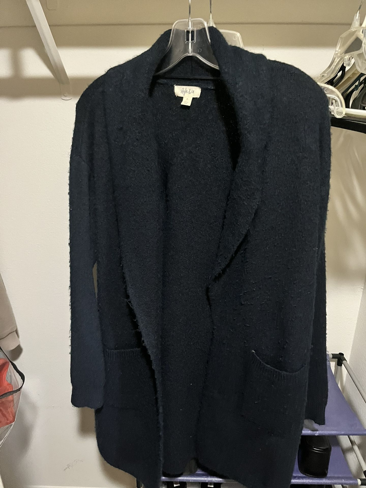 Dark Blue Women’s Cover Up Cardigan