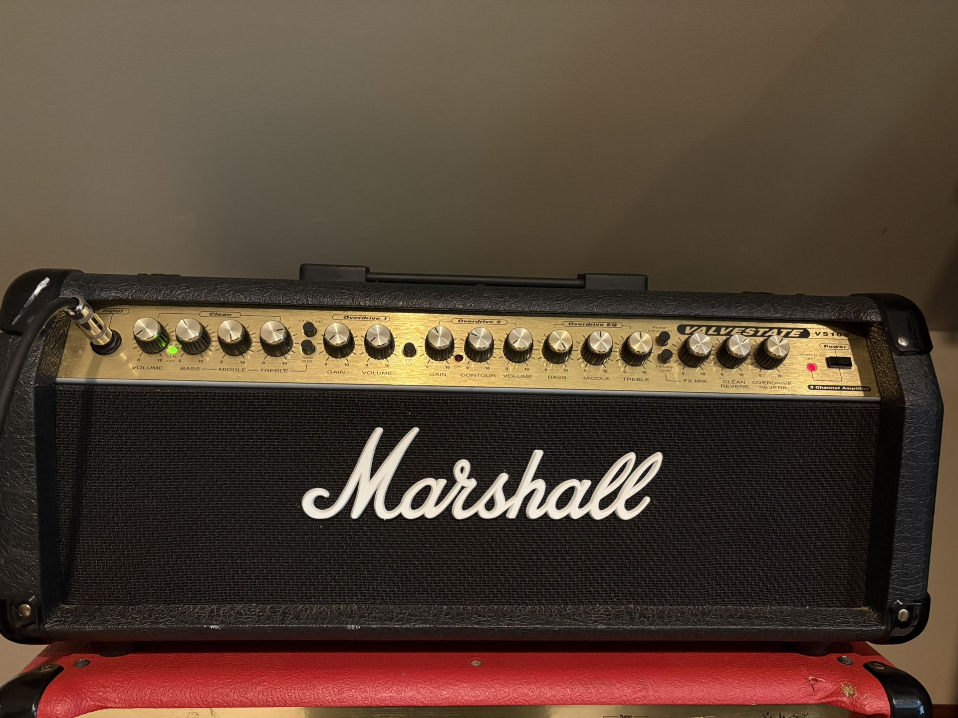Marshall VS100 100 Watt Solid State Head with foot pedal