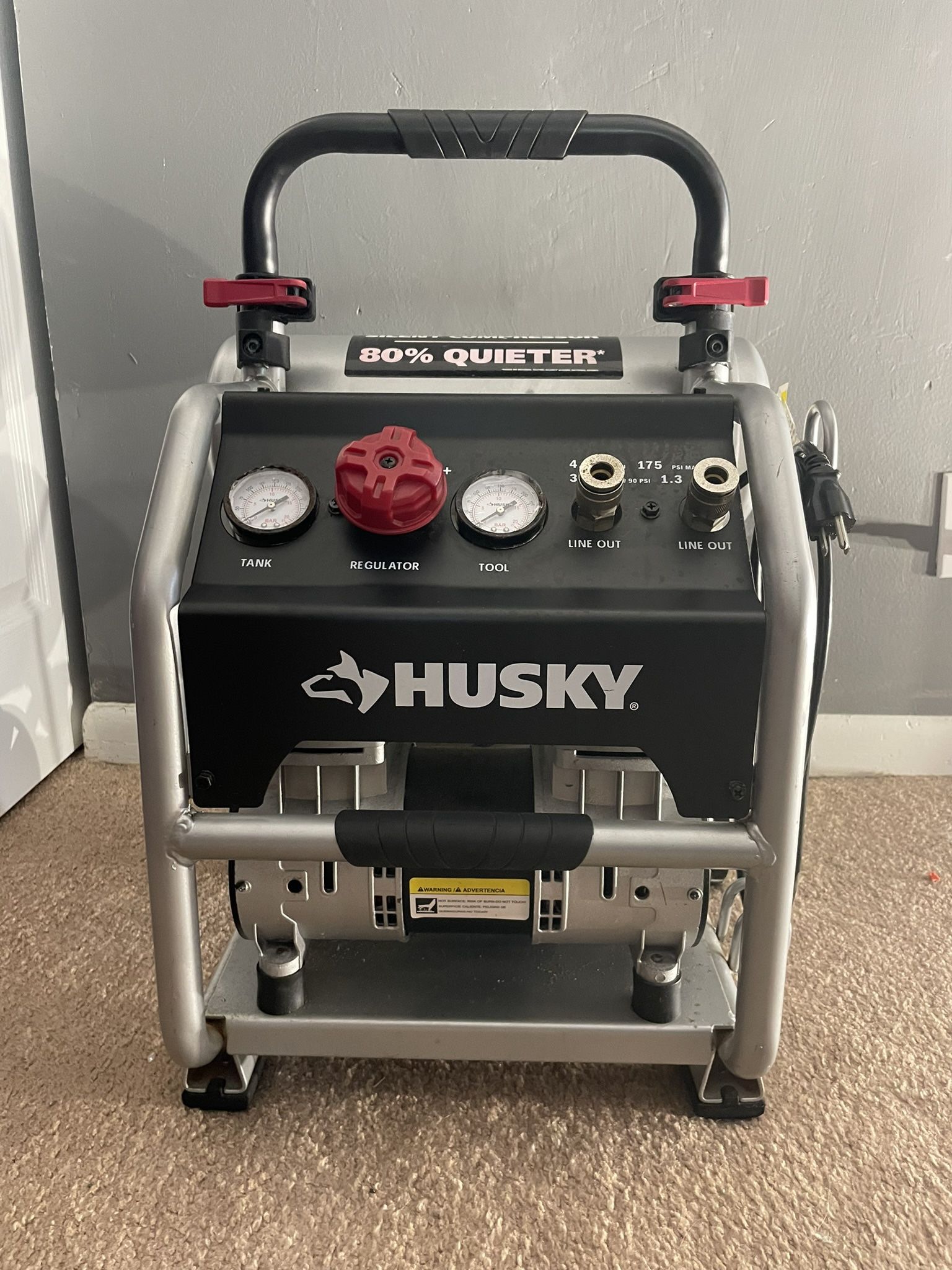 4.5 Gallon Husky Portable Air Compressor