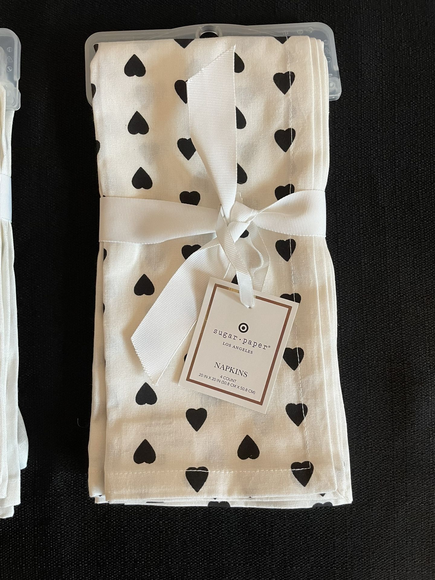 Sugar Paper 4 count each napkins 20 in x 20 in $9.00 each set