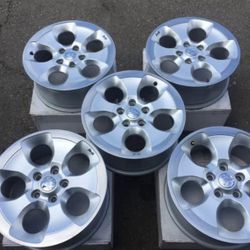 18” Jeep Wrangler Grand Cherokee Commander Rims Wheels We Finance Set Of 5