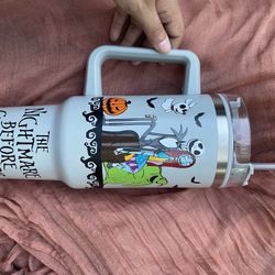 Nightmare Before Christmas Stanley Dupe Cup Christmas Gift Disney