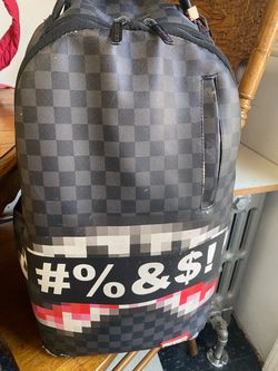 Sprayground Checkered Backpack