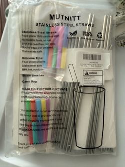Stainless steel straws