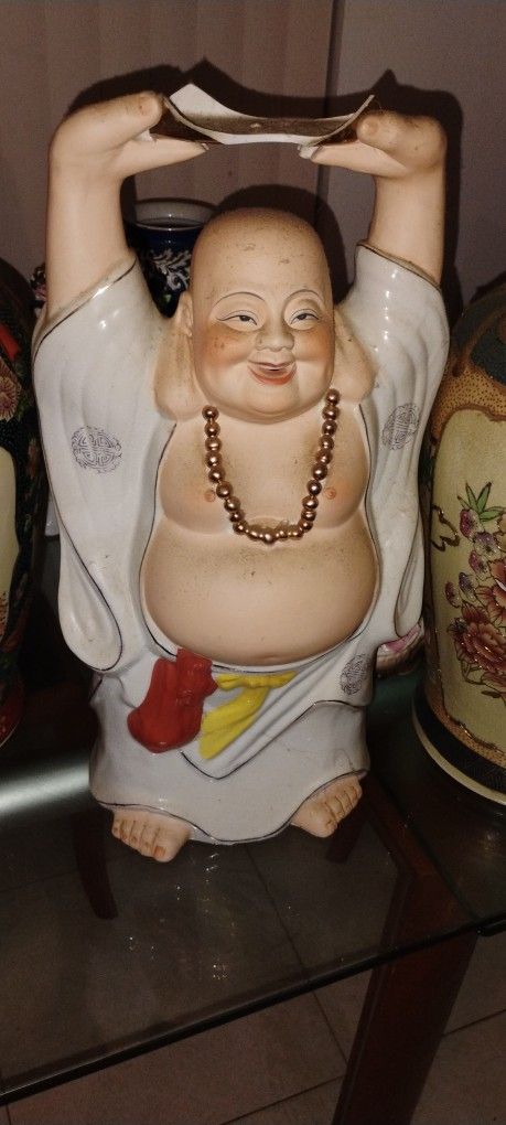 Vintage Japanese Satsuma & Budda