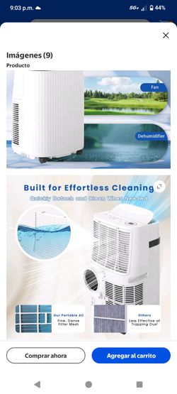 Portable Air Conditioner with Fan and Dehumidifier