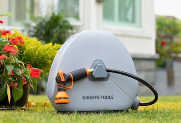Ground-Mounted Retractable Hose Reel 82ft