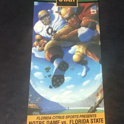 Notre Dame-Florida State 1994 Ticket Stub And Program