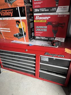 $500 Snap-on Tools Tool Box 40x19x15 Leans To The Right No Key