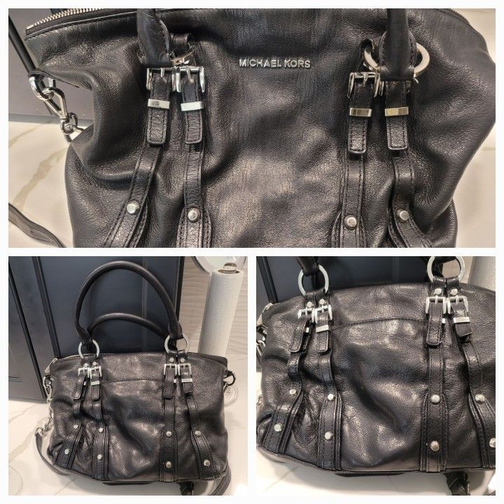 Michael Kors - Black Leather Hand Bag
