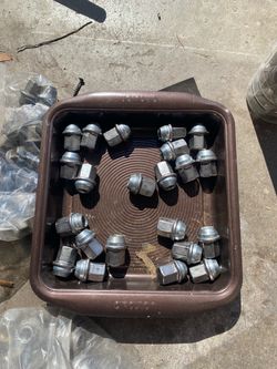 chrome-plated nuts