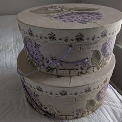 Decorative Round Storage Boxes
