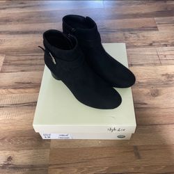 New! Style & Co Booties, Black Size 6