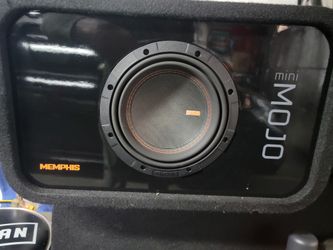 Memphis Mojo Mini 8" Subwoofer 900watt RMS