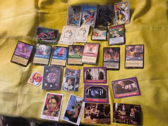 25 miscellaneous trading cards will not separate.