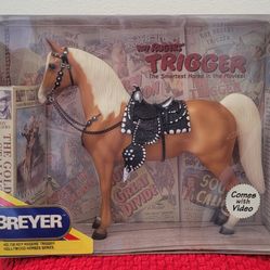 Breyer #758 Roy Rogers Trigger Hollywood Horses Series Palomino Western Horse