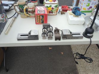 Two grinding vices and Big Blocks