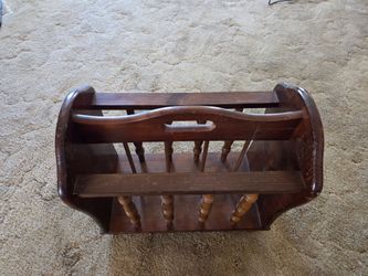 Antique Magazine Rack