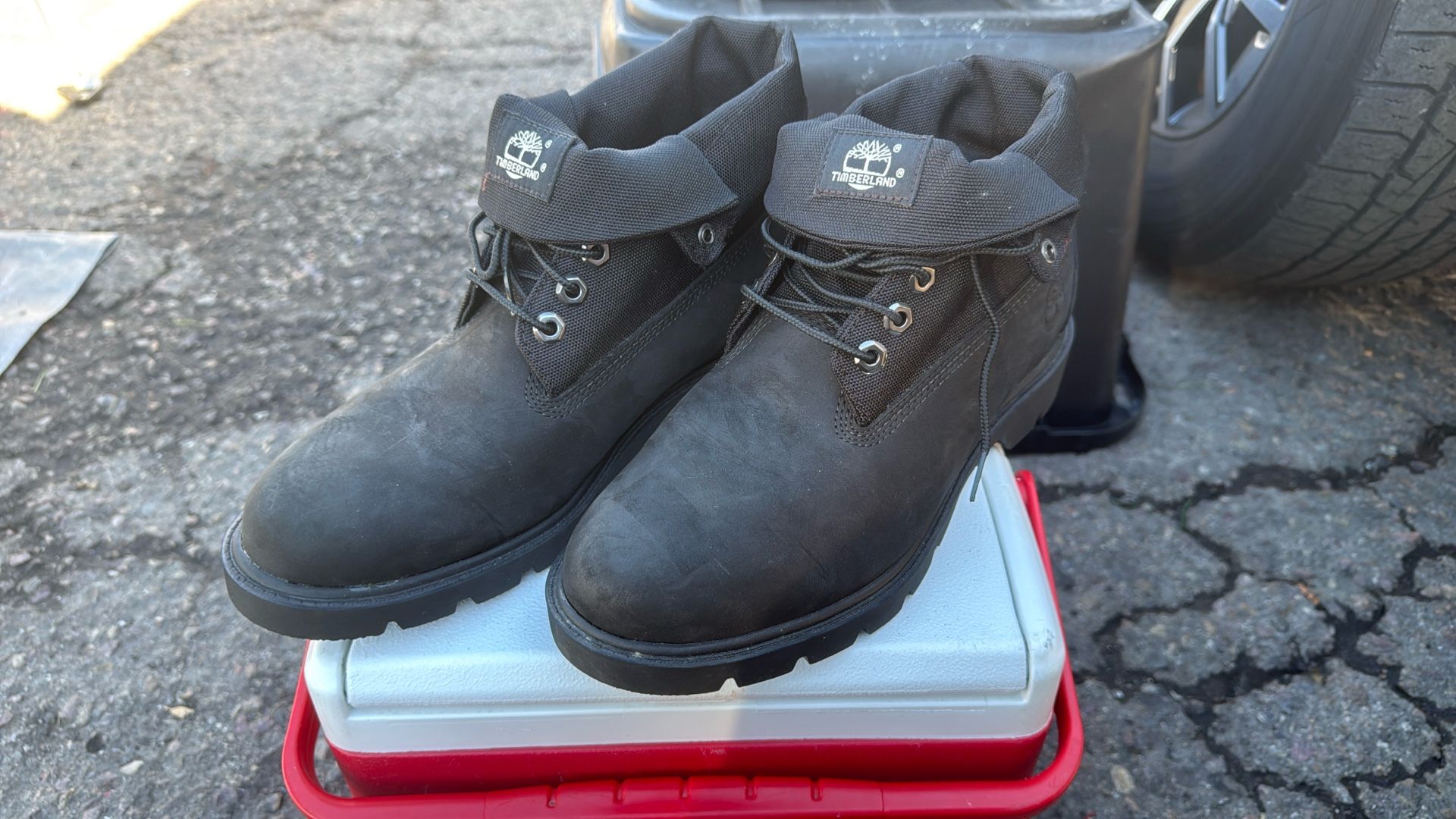 Timberland Roll-Top boots (Black)