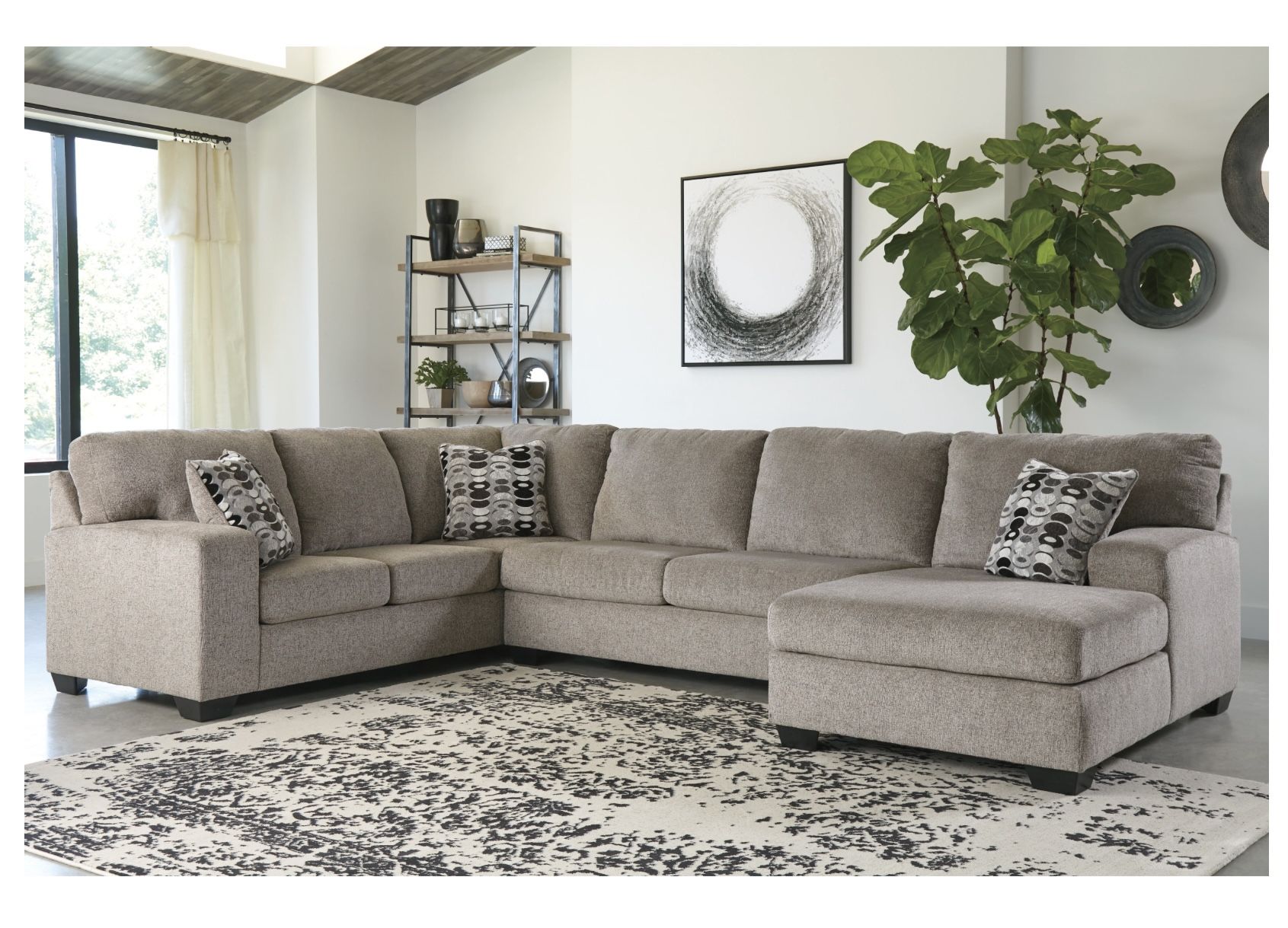 A Beautiful Grey Couch