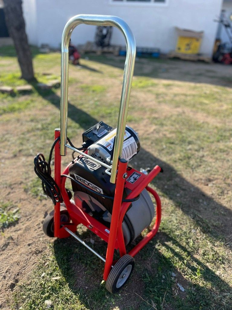 RIDGIDK 400 Drain Cleaning Snake Auger 120 Volt Drum...
