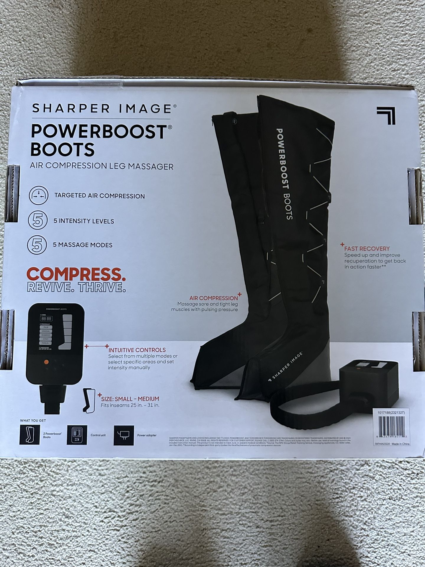 Sharper Image Power Boost Compression boots