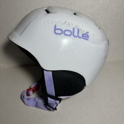 BOLLE Ski Snowboard Helmet Youth Kids White Adjustable JKW1-C-1 - XS (49-54 cm)