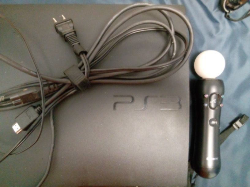 PS3 Console And Ps3-ps4 Motion Controllers