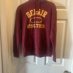 bel air athletics jacket With Hoodie/size XSMALL / Burgundy