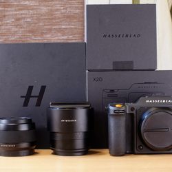 Hasselblad x2d, 75p and 45p