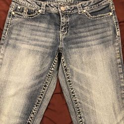 Women’s Jeans-Paisley Sky 