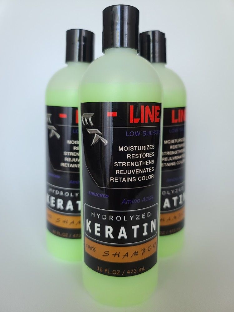 Keratin Shampoo (Brand EK) 3 Pieces