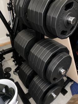 Iron Grip Weights Steel Olympic Plates 600lbs