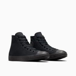 Converse High Top Sneakers Chuck Taylor All Star Canvas Shoes Unisex women’s 6 black 